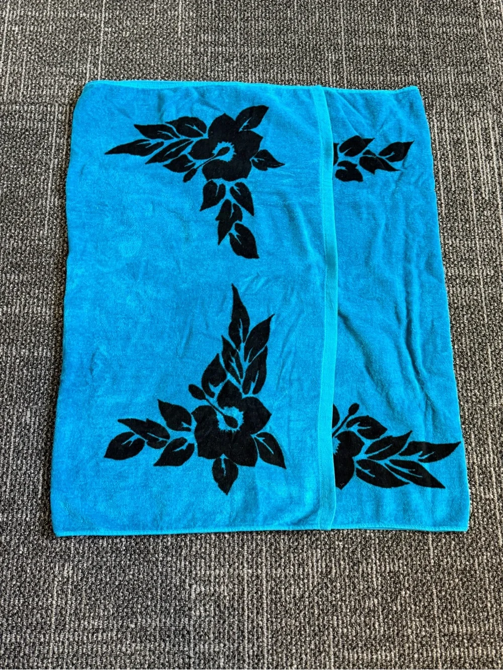 Survivor Marquesas Logo Beach Towel - Blue & Black